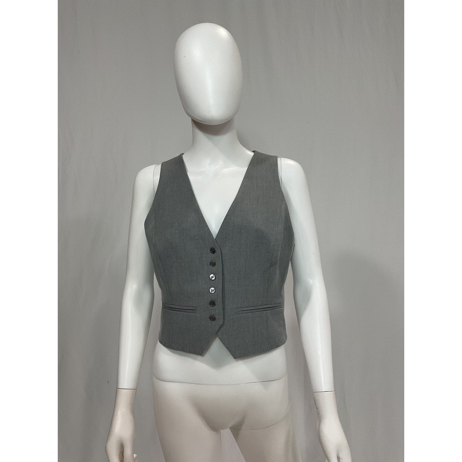 Favorite Daughter 'The Favorite' V Neck Gray Vest Size M - NWT
