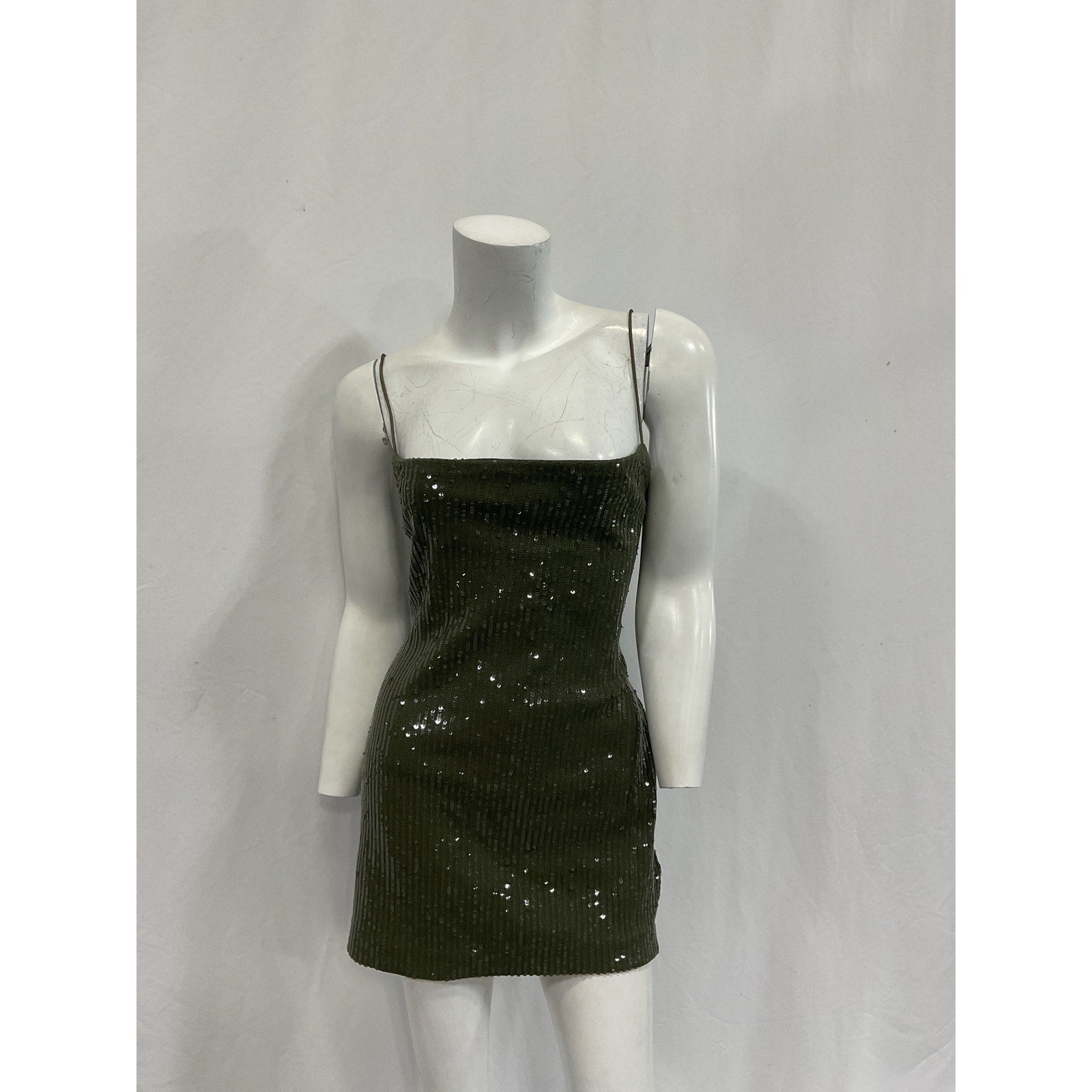 Retrofete 'Hudson' Green Sequin Embellished Dress Size L - NWT