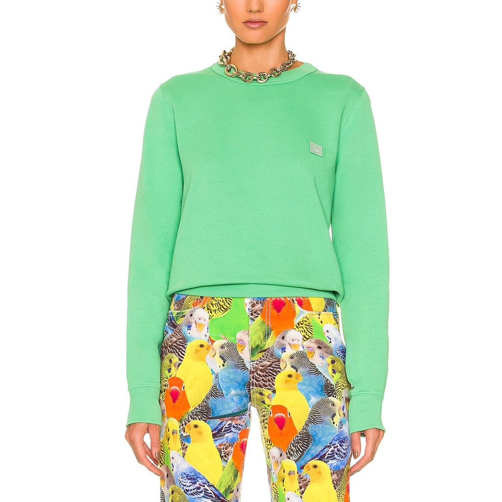 Acne Studios 'Pullover' Green Cotton Sweatshirt Size M