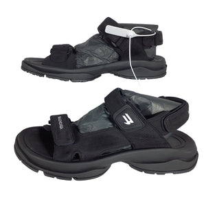 Balenciaga Sleek Black Tourist Sandal Size IT 46/ US 11 NWT