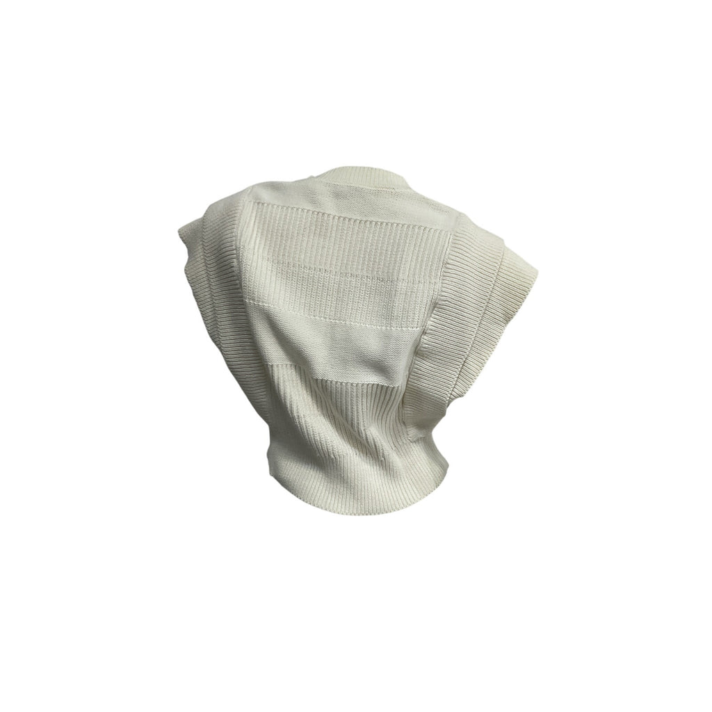 Iro 'Guarida' White Strong Shoulder Sweater Size S