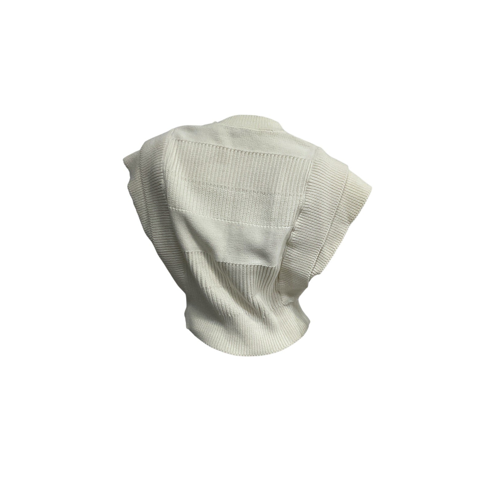 Iro 'Guarida' White Strong Shoulder Sweater Size S