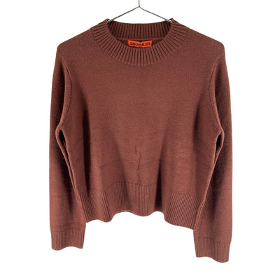 Simon Miller Cozy Brown Crewneck Sweater Size M