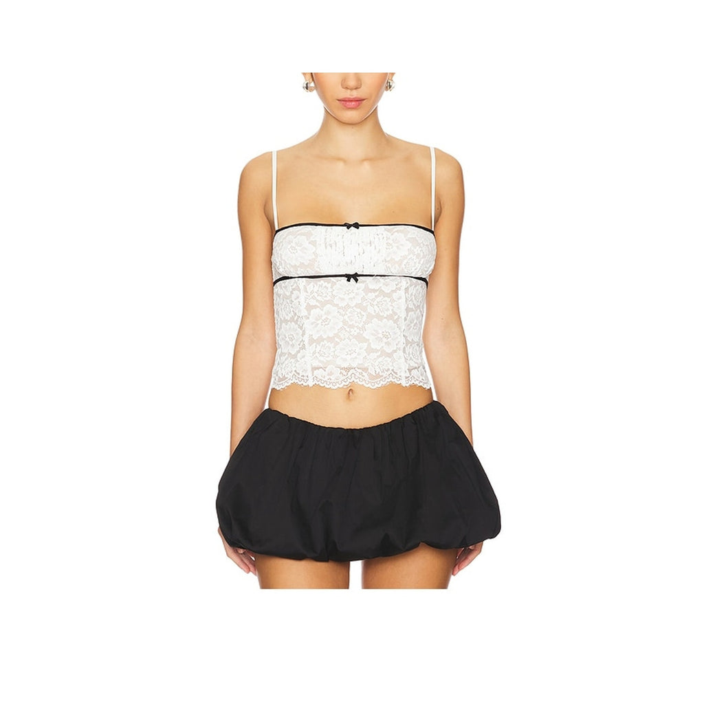 Majorelle 'Leila' White Nylon Top Size XXS