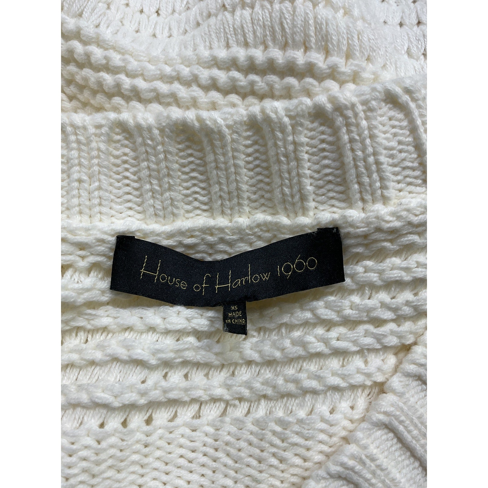 House Of Harlow 1960 x Revolve 'Conor' White Sweater Size XS