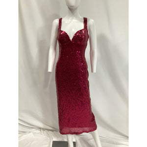 Astr The Label 'Blair' Pink Sequin Embellished Dress Size M