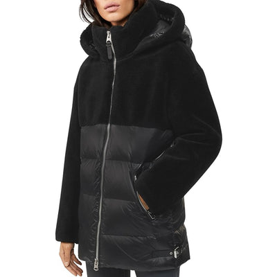 Mackage Hooded Black Junia Down Coat Size S