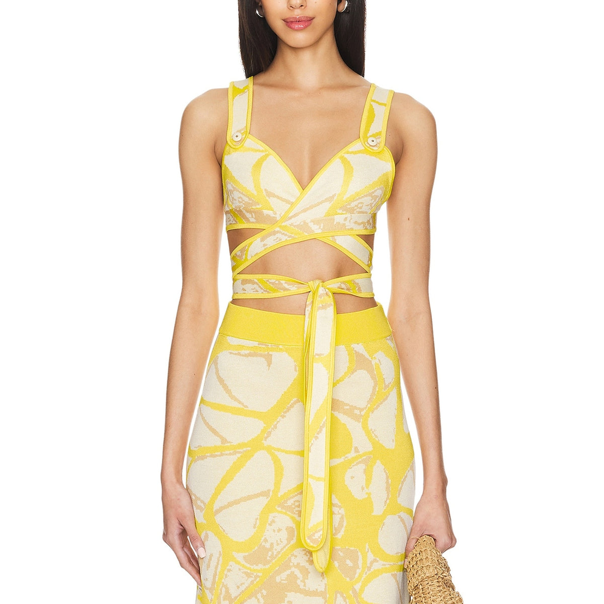 Alexis 'Noma' Yellow Rayon Top Size L