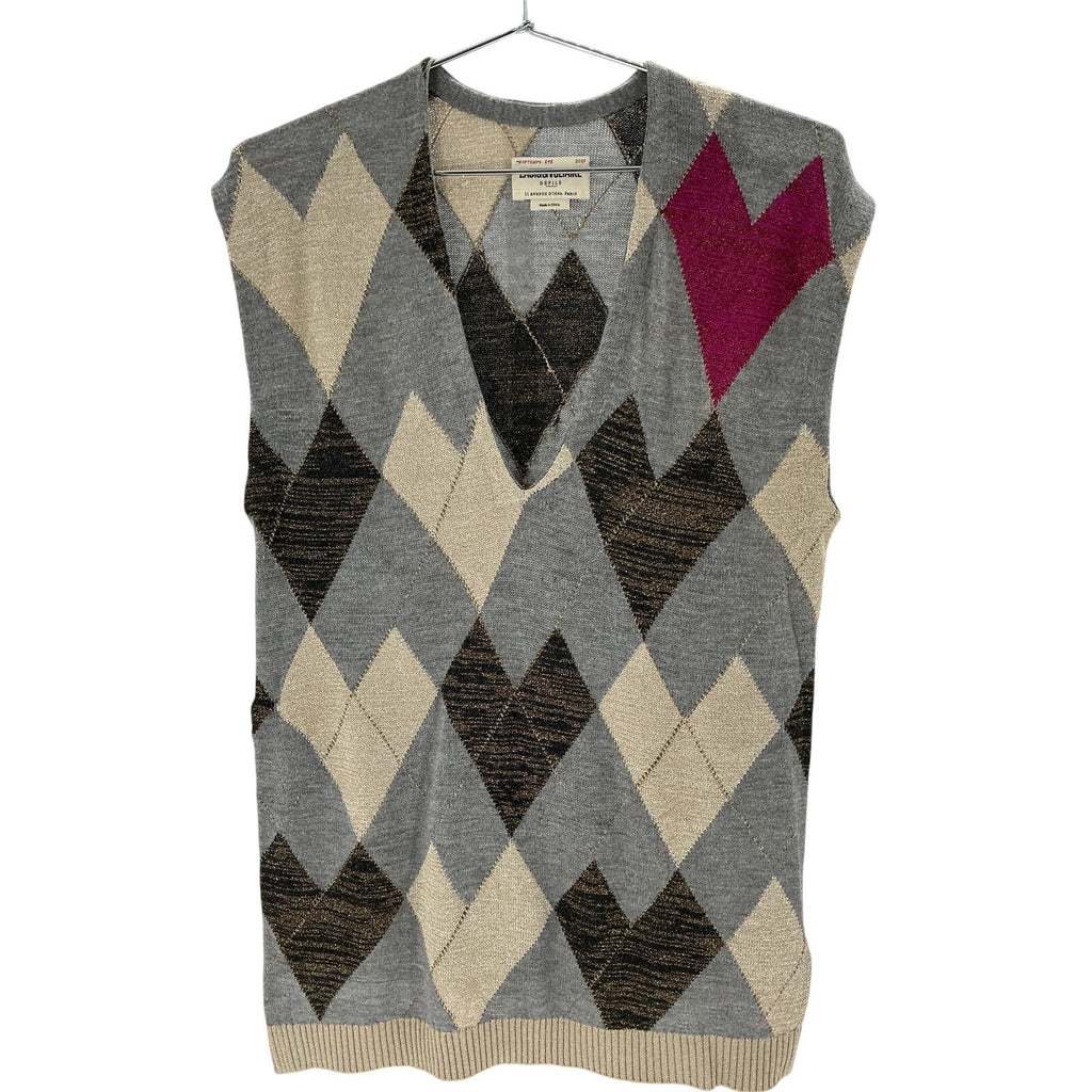 Zadig & Voltaire Grey Heather Hearthlington Wool-Bl Sweater Size M