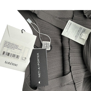 Toteme Ribbed Gray Maxi Dress Size L