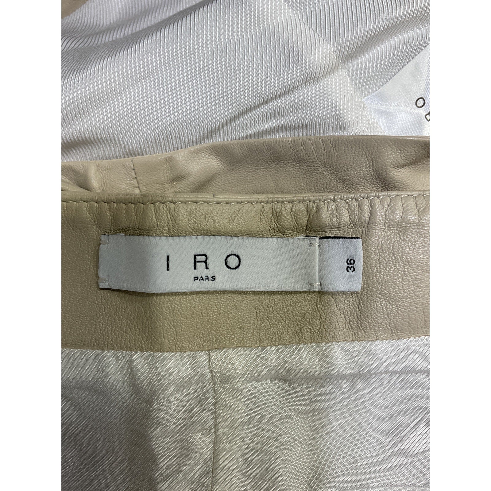 Iro Sleeveless Tan Sleeveless Top Size 4