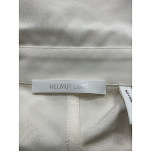 Helmut Lang Point Collar White Long Sleeve Pocket Shirt Size M