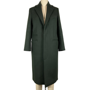 Acne Studios Tailored Green Wool Coat Size EU 32