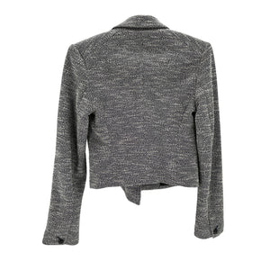 Rag & Bone 'Josie' Grey Cotton Italian Tweed Blazer Size 2