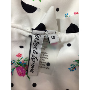 For Love & Lemons 'Rosewater' White Floral Print Highwaist Bottom Pant Size S