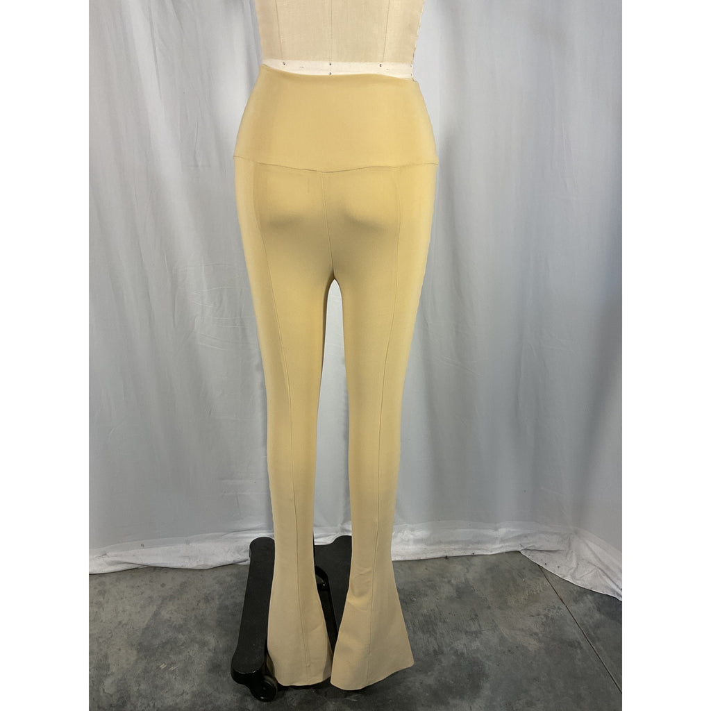 Norma Kamali 'Spat' Tan Jersey Leggings Size XXS