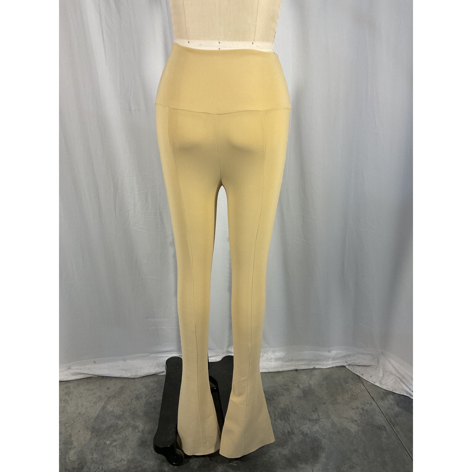 Norma Kamali 'Spat' Tan Jersey Leggings Size XXS