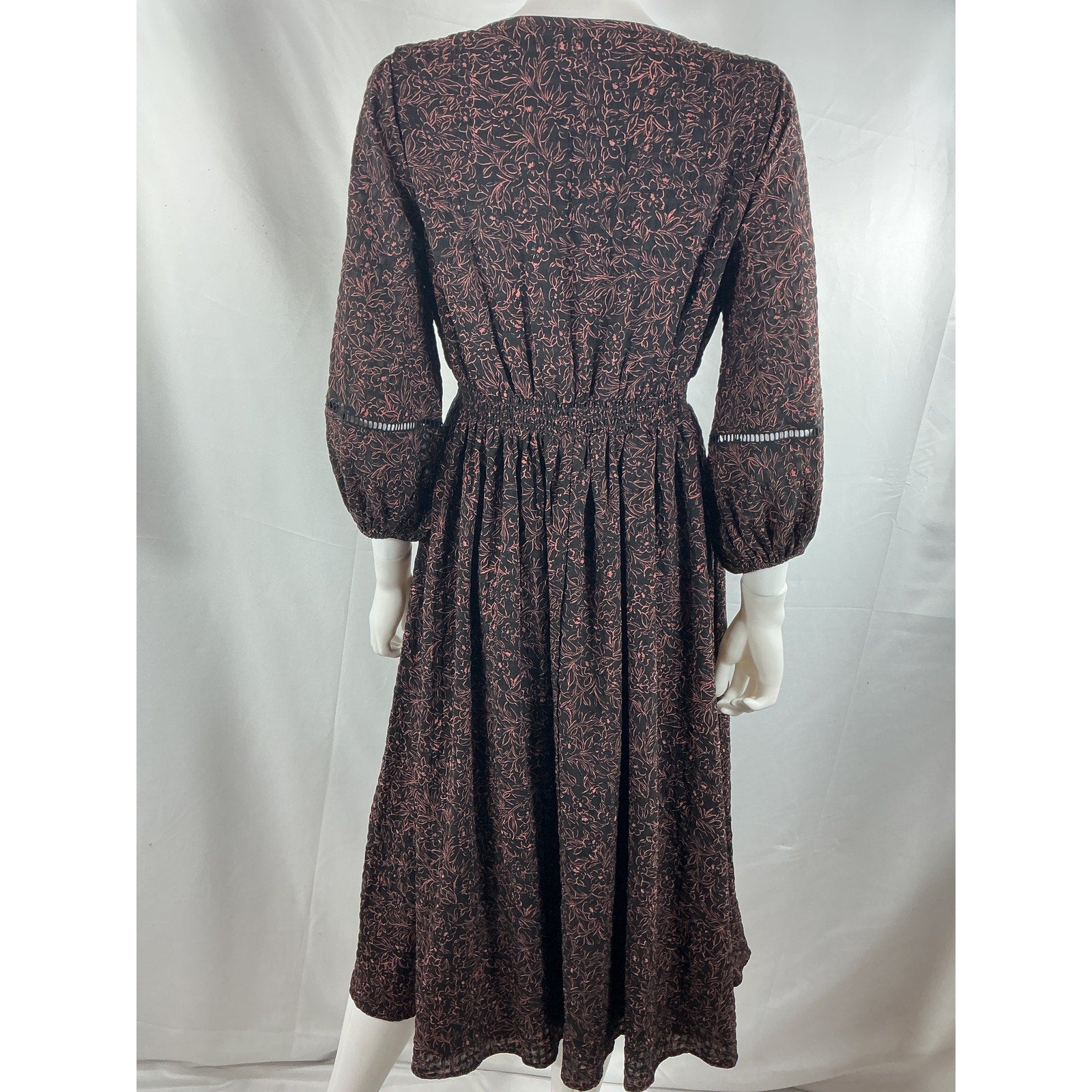 Hatch 'The Victoria' Black Polyester Dress Size 2