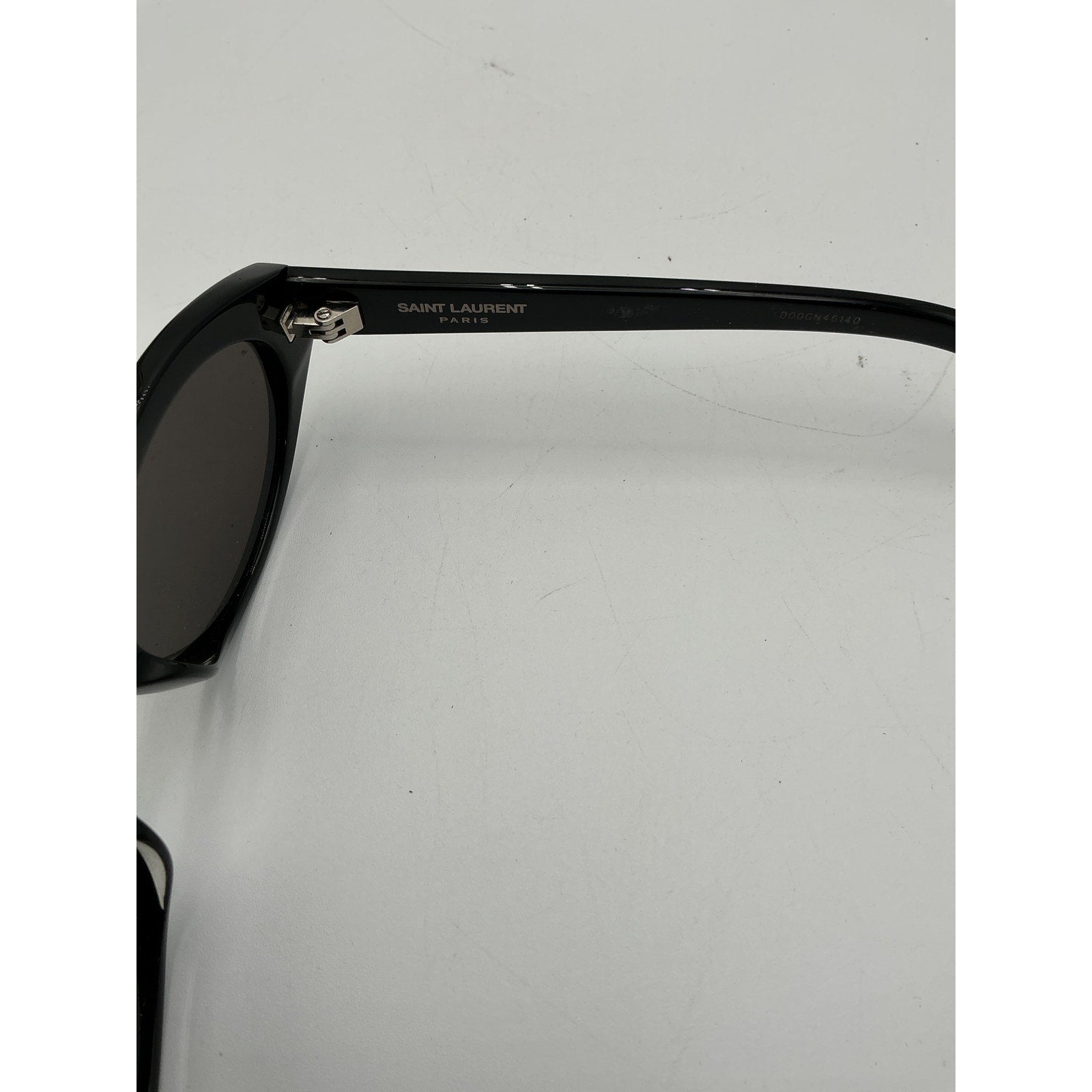 Saint Laurent Oval Black Sunglasses Size OS