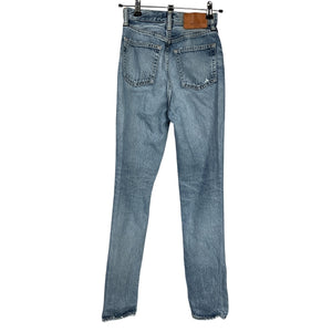 Moussy Vintage Blue Lombard Denim Jeans Size 23