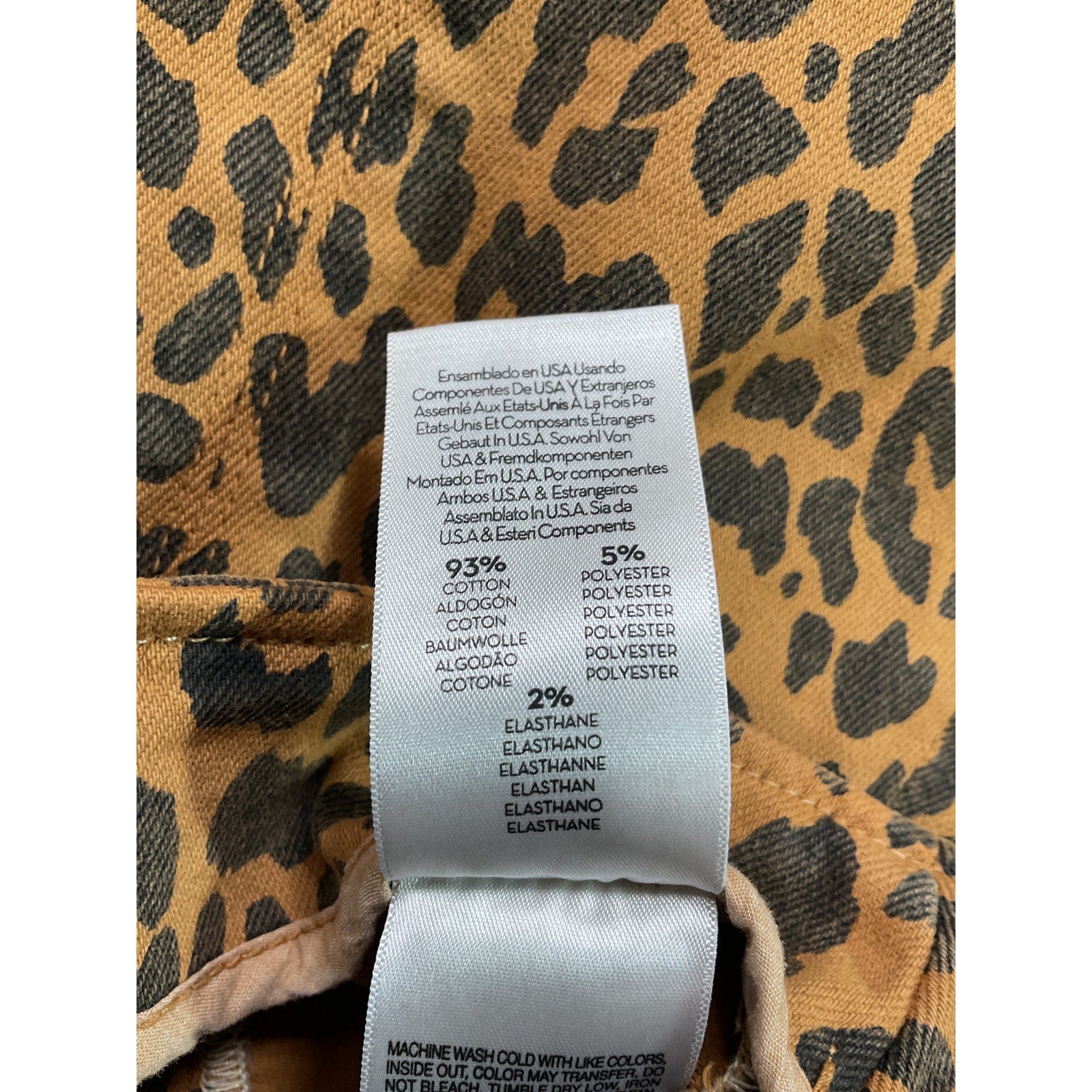 Mother 'The Side Splitter' Brown Denim Mini Skirt Size 28