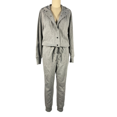 Veronica Beard Cozy Gray Finn Jumpsuit Size S