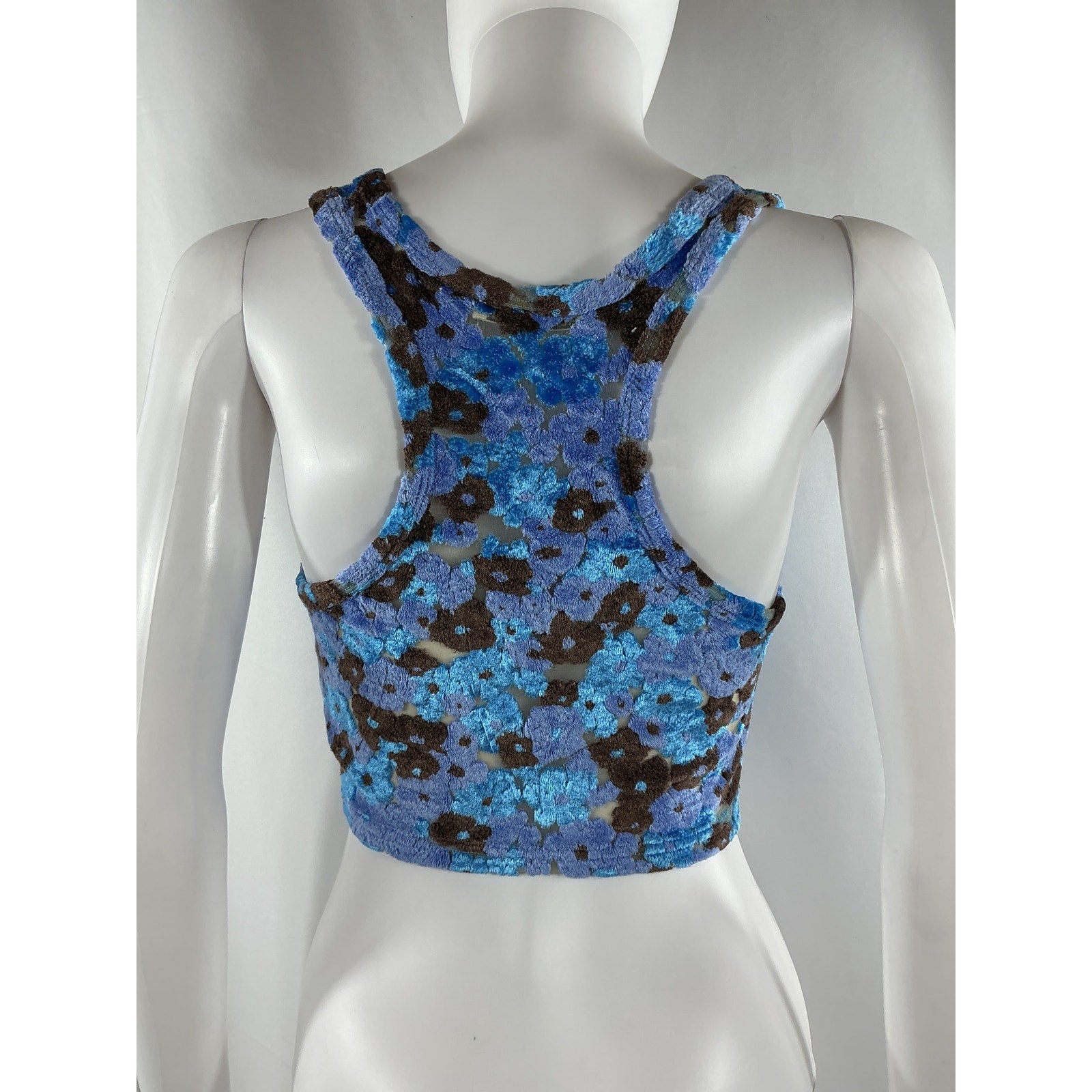 Acne Studios 'Evanita' Blue Viscose Top Size S