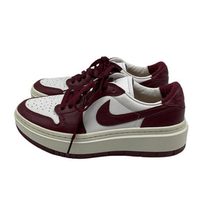 Jordan Premium Burgundy Air Jordan 1 Low Elevate Sneakers Size Womens 8