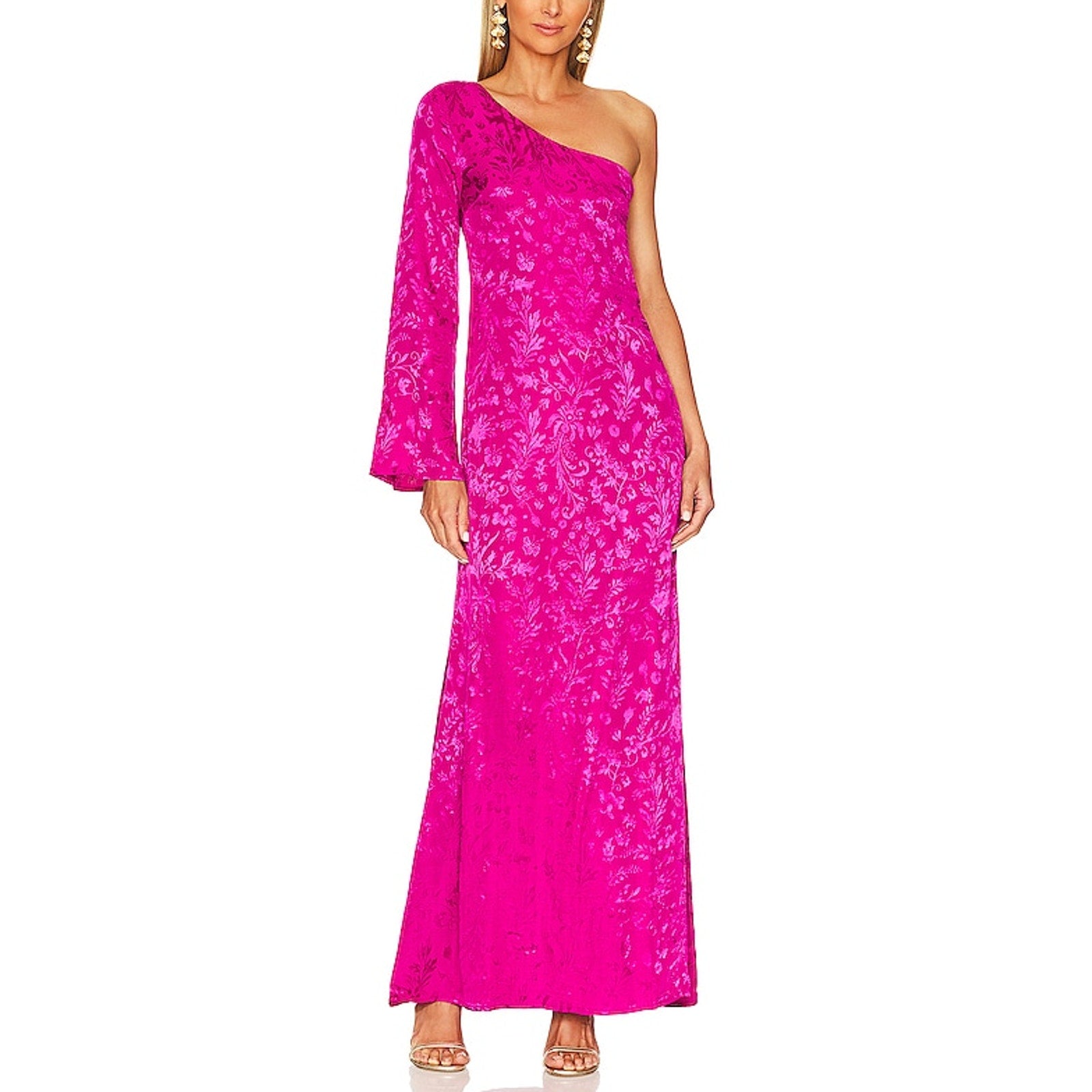 House Of Harlow 1960 x Revolve 'Ulrich' Purple Viscose Maxi Dress Size S