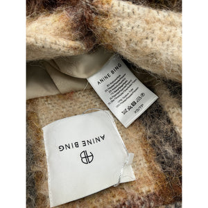 Anine Bing 'Flynn' Brown Wool Jacket Size XS