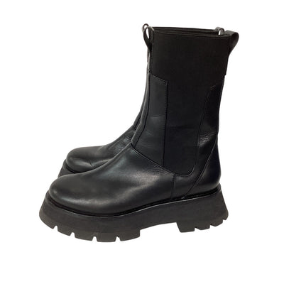 3.1 Phillip Lim Lug Sole Black Kate Combat Boots Size 38 EU / US 8