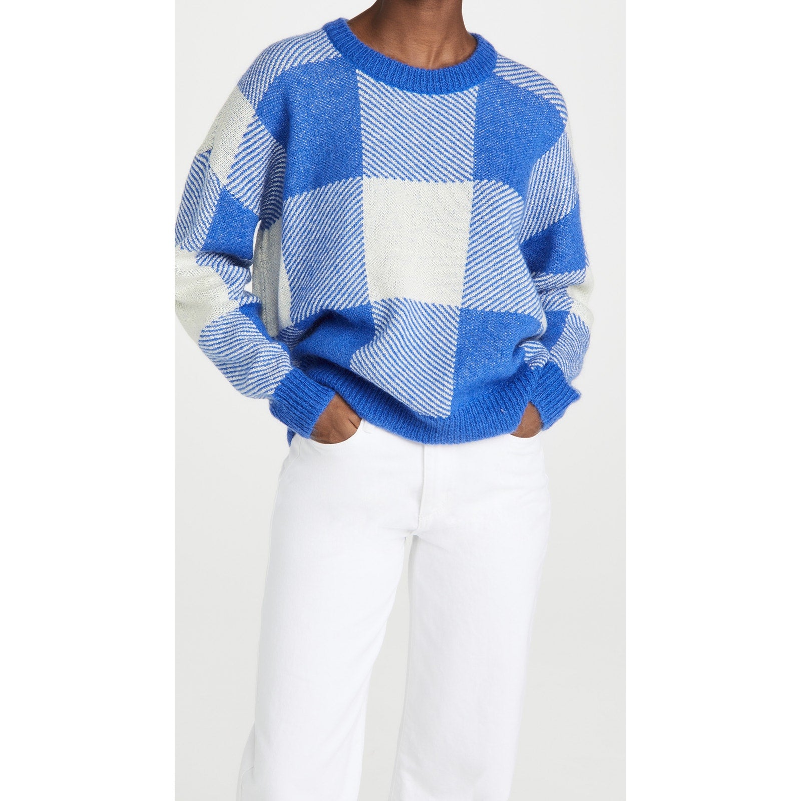 Holzweiler 'Tipps' Blue Knit Sweater Size XS