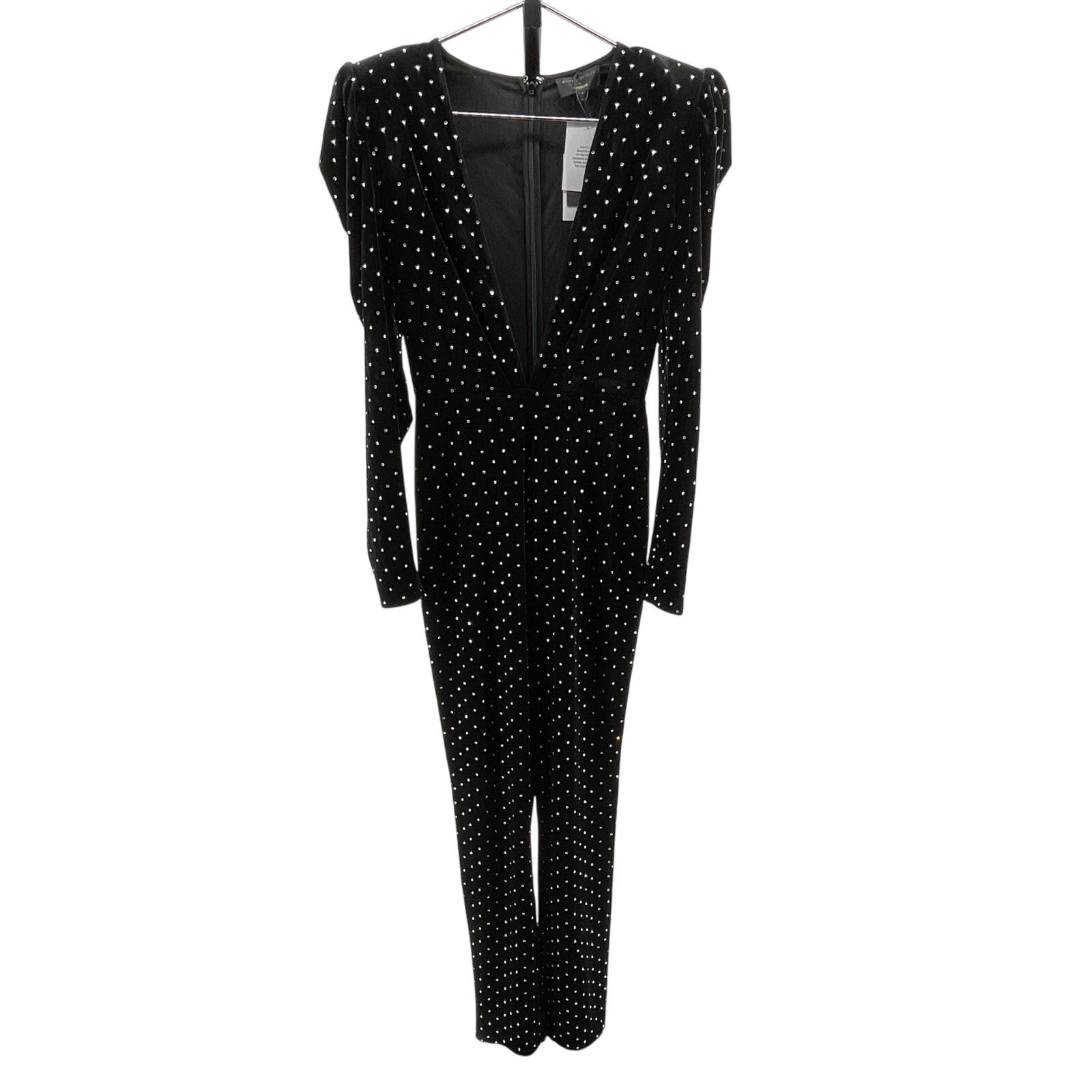 Michael Costello X Revolve 'Lulu' Black Polyester Jumpsuit Size S - NWT