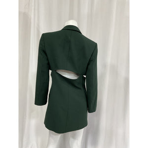 Helmut Lang 'Slash' Green Blazer Size 2