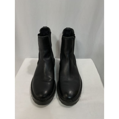 Vince 'Carmine' Black Leather Chelsea Boots Size 6.5