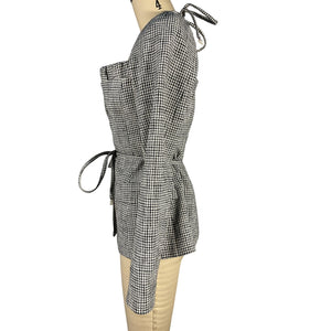 Altuzarra Belted Black Aphelion Jacket Size FR 36 / US 4