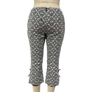 For Love & Lemons Embroidered Black Mimi Pants Size S