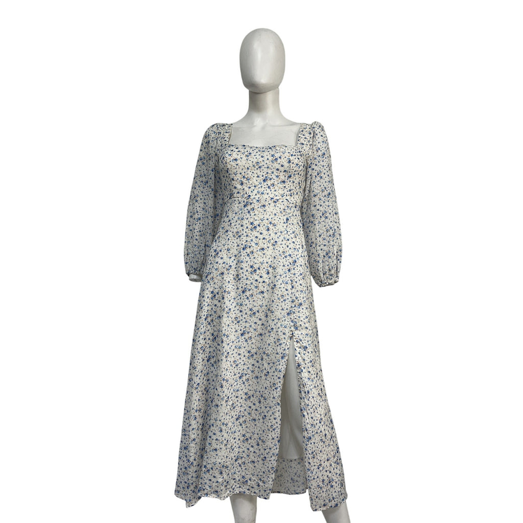 Astr The Label 'Audette' White Lyocell Dress Size S