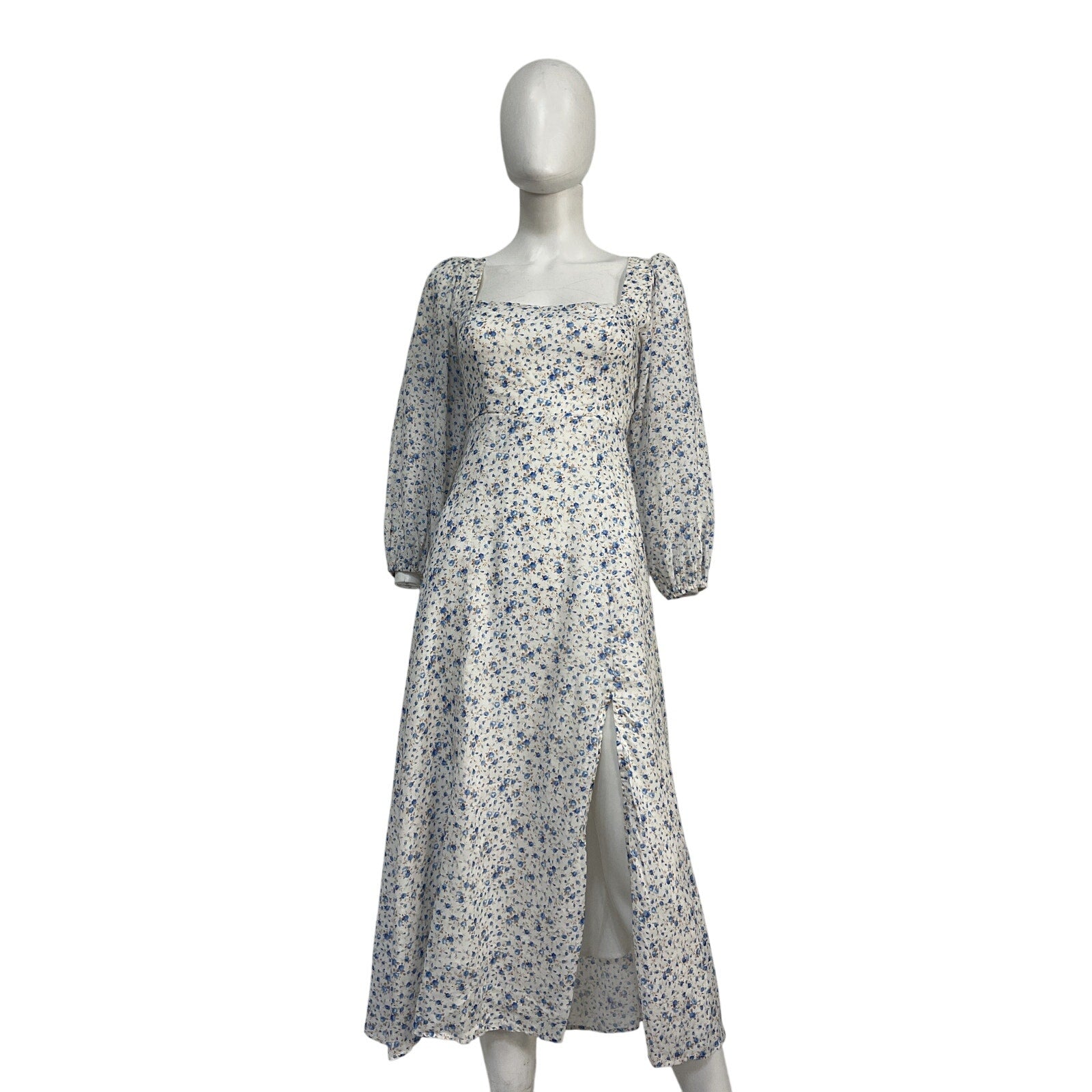 Astr The Label 'Audette' White Lyocell Dress Size S