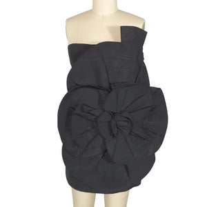 Bardot Sculptural Black Domonique Mini Dress Size 4 NWT
