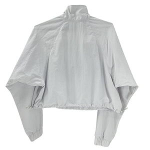 Alo Yoga Cropped White Mock Neck Jacket Size M