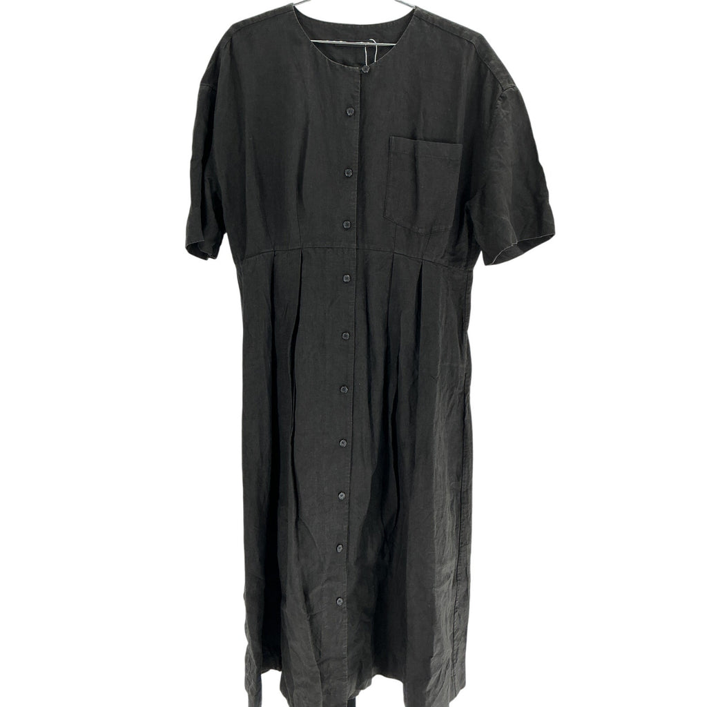 Jenni Kayne 'Day' Black Linen Dress Size XXL