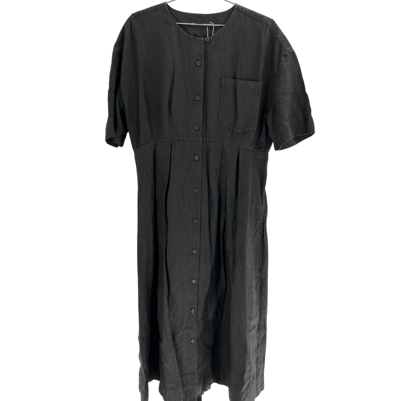 Jenni Kayne 'Day' Black Linen Dress Size XXL