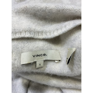 Vince 'Boiled' Tan Cashmere Funnel Neck Pullover Size S