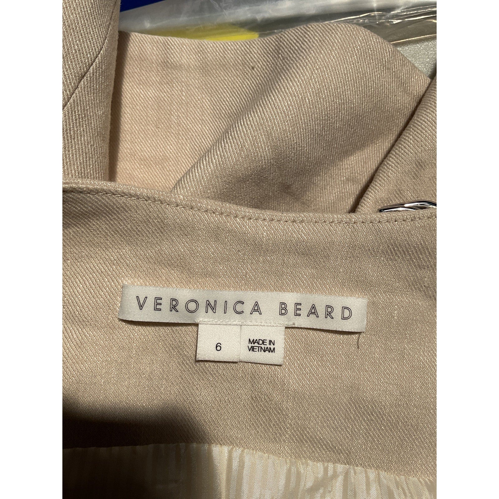 Veronica Beard 'Bennett' White Vest Size 6