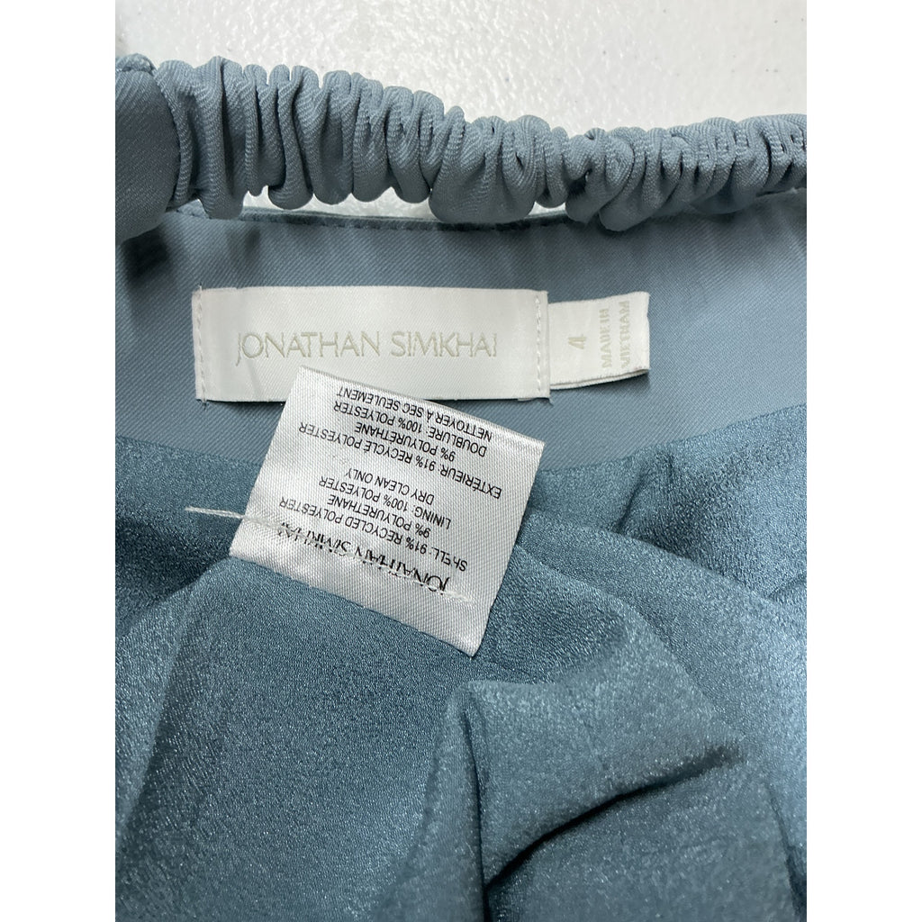 Simkhai 'Eilish' Blue Polyester Mini Dress Size 4