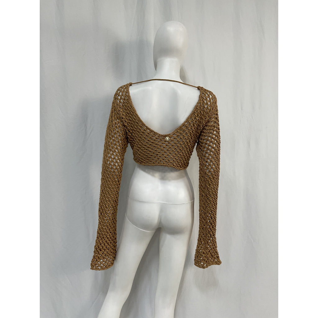 Bananhot 'Magen' Beige Cotton Knitted Shirt Size XS-S