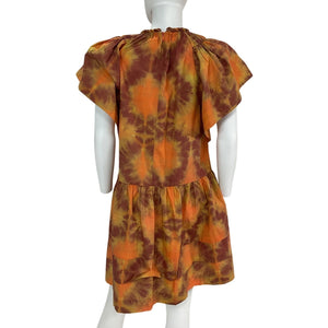 Ulla Johnson Bohemian Red Topaz Isolde Dress Size 2
