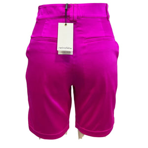 Retrofête Satin Neon Pink Riri Shorts Size XS NWT
