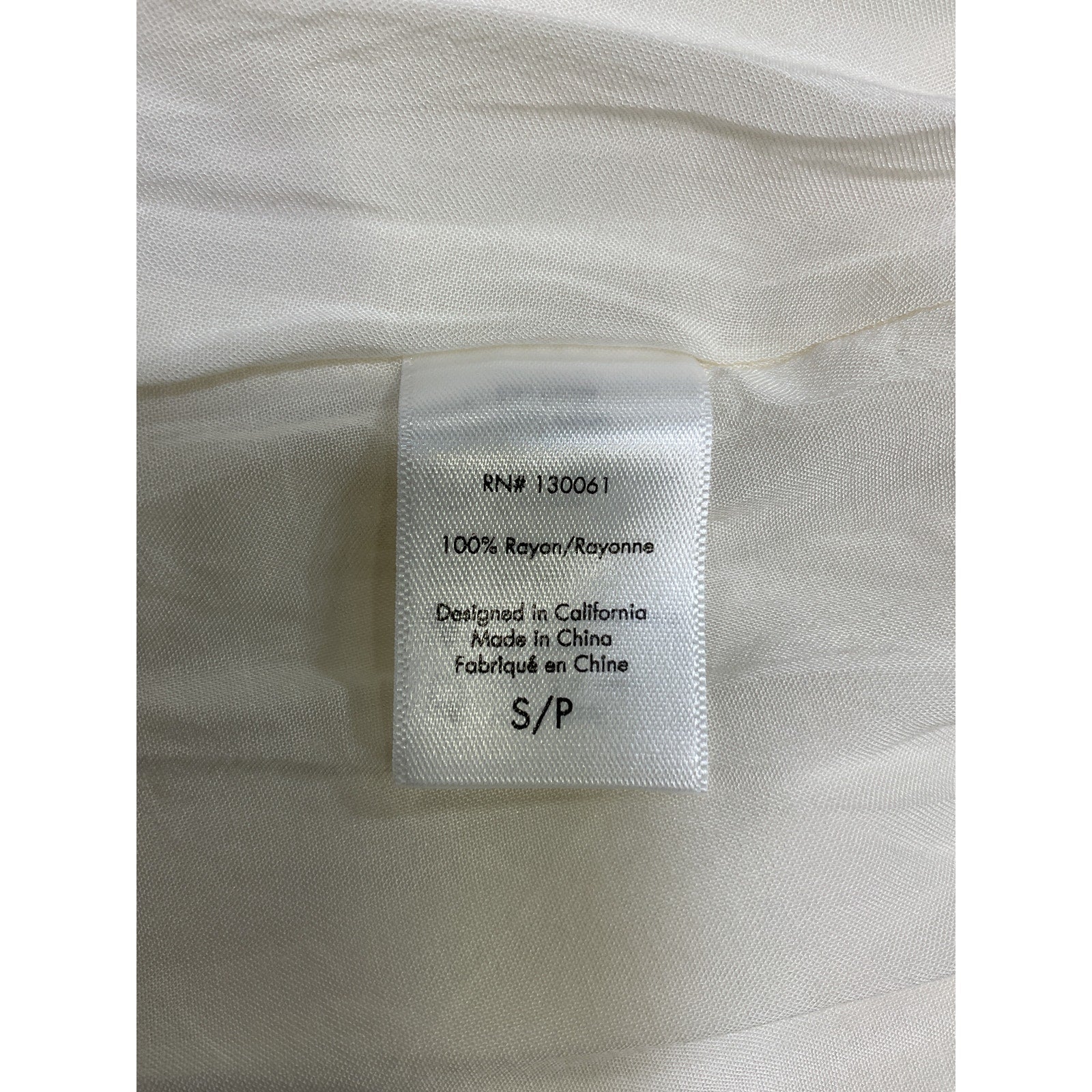 Lspace 'Colette' Cream Rayon Dress Size S